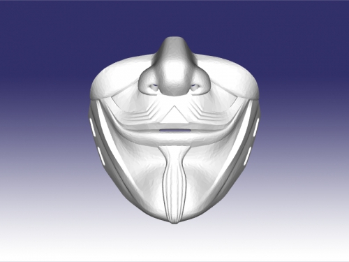 insan fawkes maske moda aksesuarlar 3D print model - Mito3D