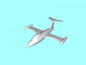 invisible jet juguetes caricaturas 3d print model - Mito3D