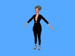 damalı takım elbise Bedava 3d model indir obj dosya oyuncaklar insanlar 3d print model - Mito3D