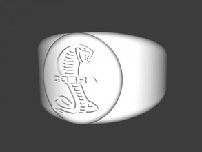 shelby ring fashion ornaments 3d print model - Mito3D