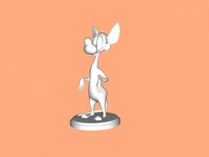 figurine pinky free 3d model - download stl file Toys Cartoons 3d print model - Mito3D