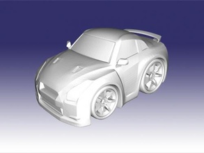 gtr r35 giocattoli macchinari 3d print model - Mito3D