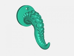 tentacle hook home accessories 3d print model - Mito3D