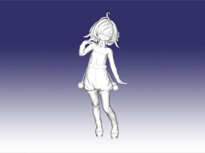 miya free 3d model - download stl file Toys Cartoons 3d print model - Mito3D