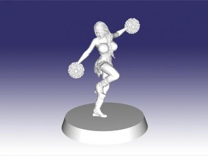 blut schüssel cheerleader spielzeuge spiele 3d print model - Mito3D