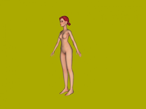 red-haired free 3d model - download obj file Toys People 3D print model - Mito3D