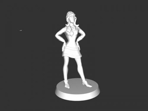 sencillo mujer gratis 3d modelo descargar stl expediente juguetes personas 3d print model - Mito3D
