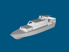 powerboat free 3d model - download stl file Toys Machinery powerboat free 3d model - download stl file Toys Machinery