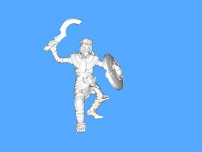 scheletro falce gratuito 3d modello Scarica stl file giocattoli Giochi 3d print model - Mito3D