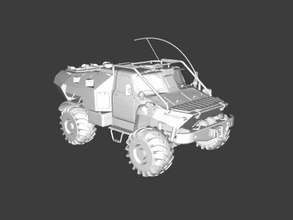 militar off road vehículo gratis 3d modelo descargar stl expediente juguetes maquinaria 3d print model - Mito3D
