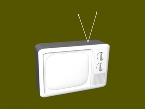 Vintage tv gratuito 3d modello Scarica stl file casa Accessori 3d print model - Mito3D