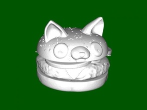 Catburger frei 3d Modell download stl Datei Spielzeuge Tiere 3d print model - Mito3D