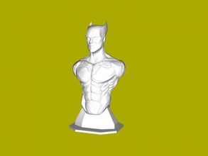 batman busto gratis 3d modelo descargar stl expediente Arte escultura 3d print model - Mito3D
