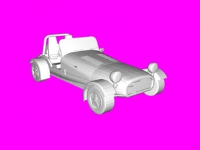caterham 7 free 3d model - download stl file Toys Machinery 3d print model - Mito3D