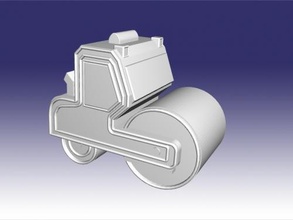 asphalt roller free 3d model - download stl file Toys Machinery 3d print model - Mito3D
