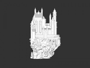 real castelo livre 3d modelo baixar stl Arquivo arte arquitetura 3d print model - Mito3D