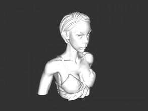 bust of ada wong toys games 3d print model - Mito3D
