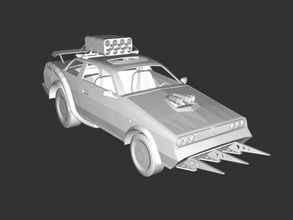 car rockets free 3d model - download stl file Toys Machinery 3d print model - Mito3D