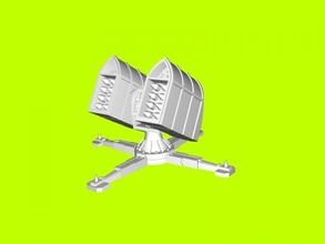 gothic missile launcher toys weapon 3d print model - Mito3D