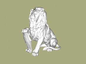 abstract lion toys animals 3d print model - Mito3D