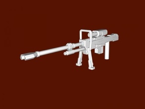 aureola francotirador rifle gratis 3d modelo descargar stl expediente juguetes juegos 3d print model - Mito3D