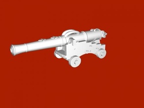 naval cannon toys weapon 3d print model - Mito3D