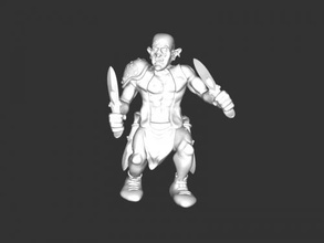 goblin assassino brinquedos desenhos animados 3d print model - Mito3D