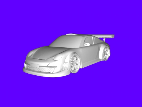 porsche gt3 brinquedos maquinaria 3D print model - Mito3D