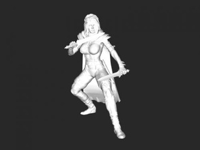 fighting woman toys people 3d print model - Mito3D