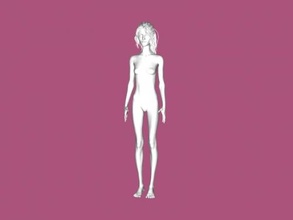 skinny female toys people 3d print model - Mito3D