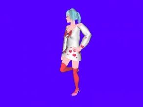 Sakura Mädchen frei 3d Modell download obj Datei Spielzeuge 3d print model - Mito3D