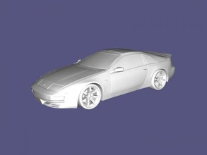 nissan bella z32 gratis 3d modelo descargar stl expediente juguetes maquinaria 3d print model - Mito3D