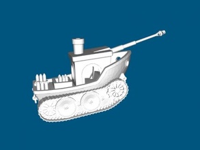 Tankboot frei 3d Modell download stl Datei Spielzeuge Maschinen 3d print model - Mito3D