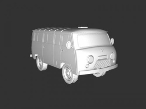 uaz 452 livre 3d modelo baixar stl Arquivo brinquedos maquinaria 3d print model - Mito3D