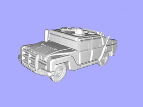 sci fi hummer gratuito 3d modello Scarica stl file giocattoli macchinari 3d print model - Mito3D