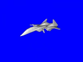 adf-01 zoe libre modelo 3d - descargar archivo stl Los juguetes Juegos uno de los aviones ace combat 3d print model - Mito3D