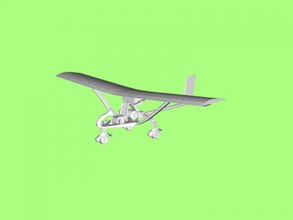 aerolite 103 free 3d model - download stl file Toys Machinery ultralight american aircraft 3d print model - Mito3D