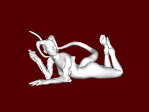 agony succubus free 3d model - download stl file Art Sculpture dying demoness lust 3d print model - Mito3D
