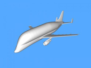 airbus beluga giocattoli macchinari 3d print model - Mito3D