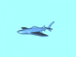 airplane shark toys machinery 3d print model - Mito3D