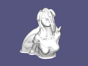 albedo bust toys games 3d print model - Mito3D