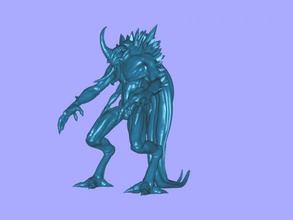 alien demon free 3d model - download stl file Toys Cartoons terrible monster vastness cosmos 3d print model - Mito3D