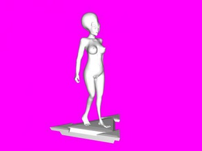 alien female toys cartoons 3d print model - Mito3D