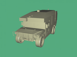ambulanza esercito giocattoli macchinari 3d print model - Mito3D