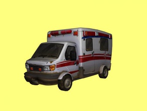 ambulancia coche vehiculo obj juguetes juegos 3d print model - Mito3D