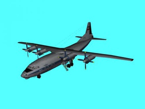 an-12 free 3d model - download obj file Toys Machinery soviet military transport aircraft 3d print model - Mito3D