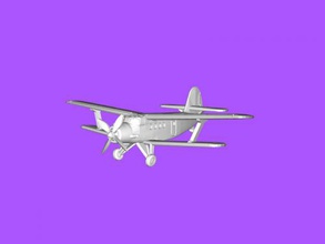 an-2 free 3d model - download stl file Toys Machinery soviet light aircraft 3d print model - Mito3D