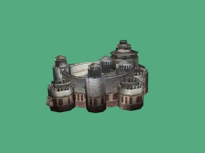 antigo castelo de higiene modelo 3d - baixar arquivo obj A arte Arquitetura simples edifícios antigos texturas 3d print model - Mito3D