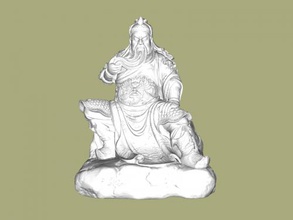 Antik Çin ücretsiz 3d model download stl dosyası Sanat Heykel heykelcik zorlu sakini antik dosya 3d print model - Mito3D