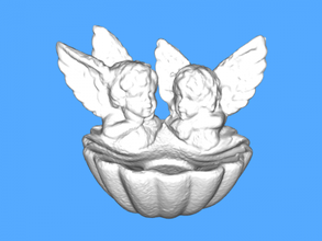 angel candle holder home interior 3d print model - Mito3D